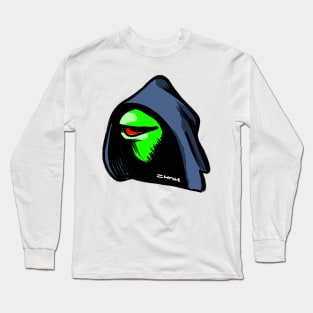 Evil Kermit Dark Side Meme Long Sleeve T-Shirt